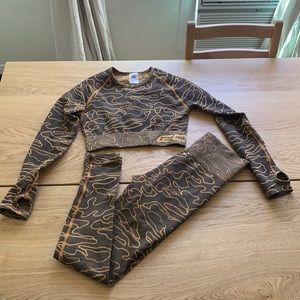 ECHT Work Out Set Matching Top & Leggings